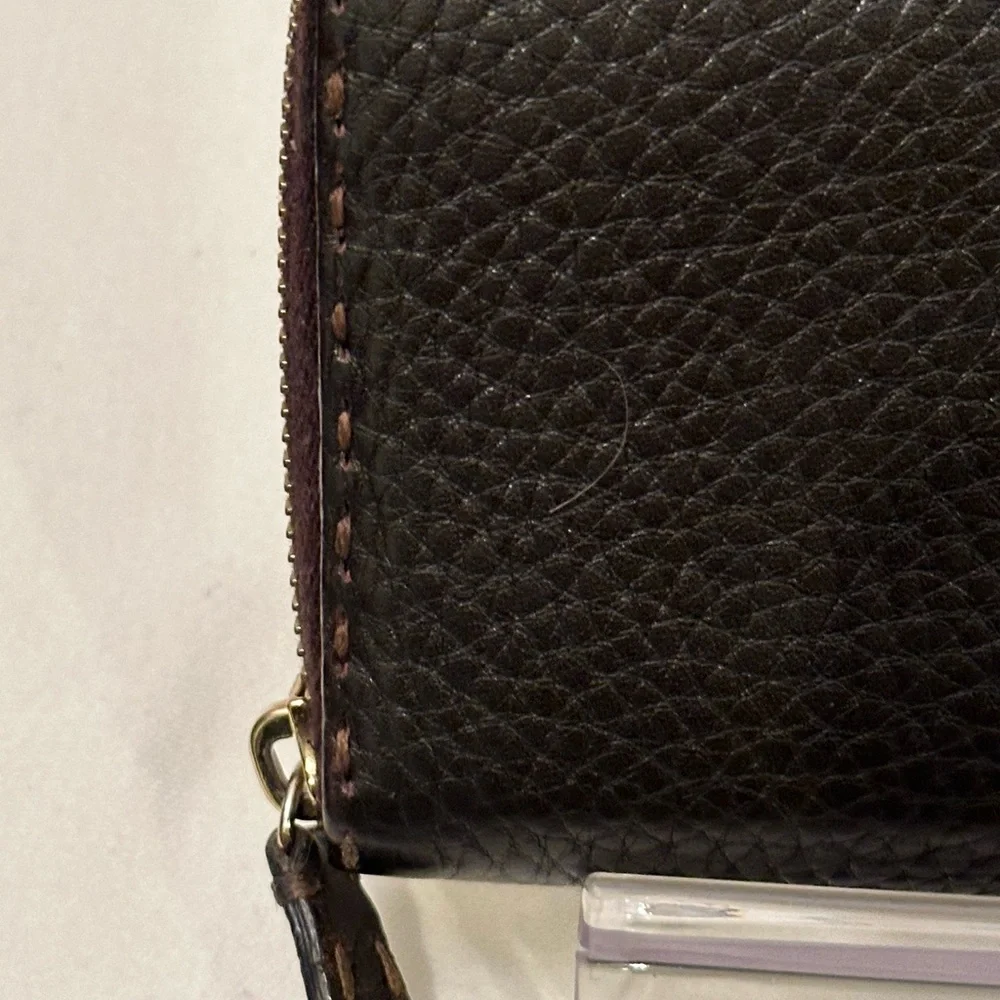 Fendi Selleria authentic brown leather with hardware in EUC see pics EUC - Picture 4 of 13